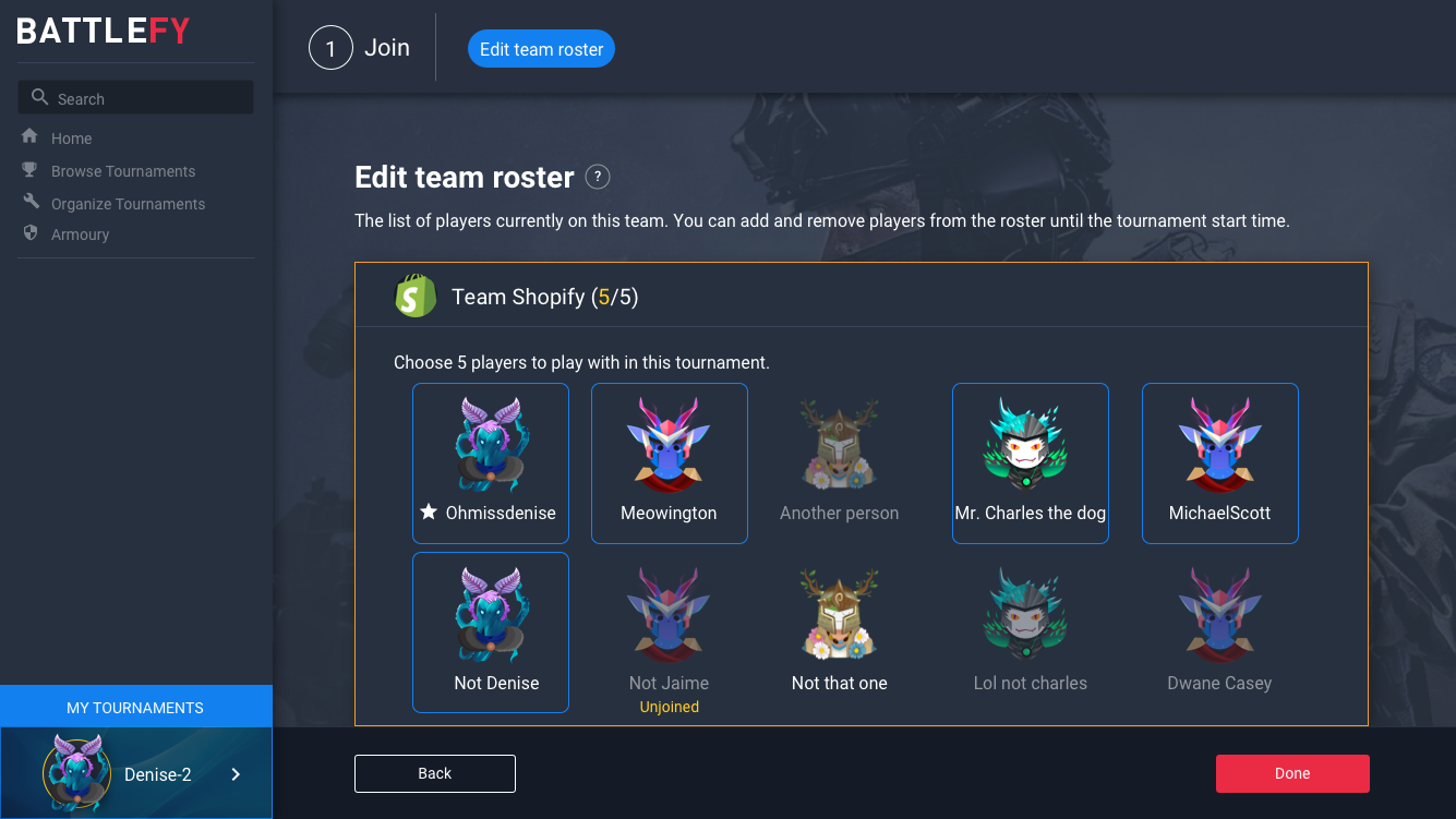 Join – Review roster – full team Copy 2